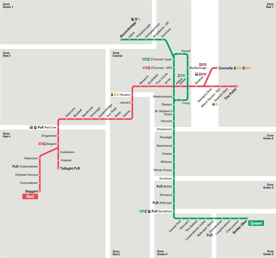 Luas линија мапа