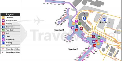 Карта на Даблин аеродром