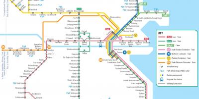 Карта на Даблин железничките станици