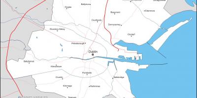 Карта на Даблин населби