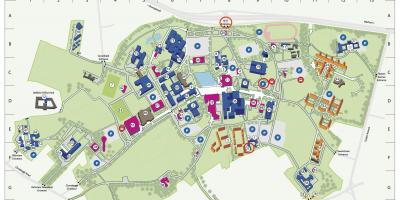 Даблин средно училиште кампусот мапа
